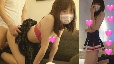 【個撮】錯乱娘の聡美ちゃん。チア&スク水で我慢できずに出しちゃって大絶叫ピクピク