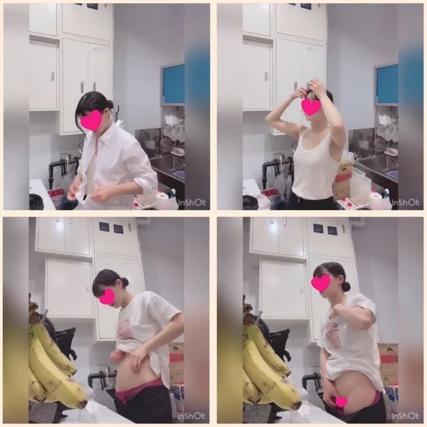 【■■/バイト女子の仕事終わり】店長に内緒で着替え中にこそっとオナニー(mp4)