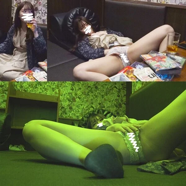 ネカフェでこんな美女が…!激エロ!!足広げオナニー!徹底的クリ責めイキ vol.