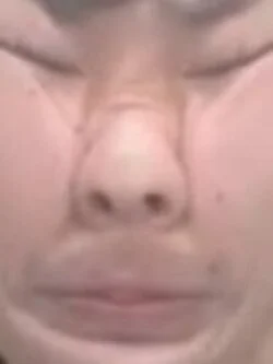 origin pantyhose face.１