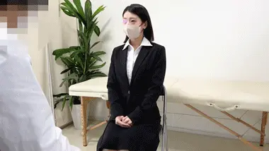 スレンダーOLの美乳をお触り検診/乳がん検査で医師が美乳を揉みしだく【おっぱい/