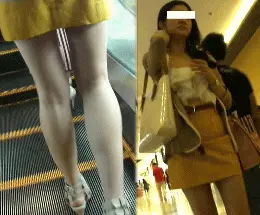 ■HD動画★美人で綺麗なお姉さんのエスカレーターPチラ