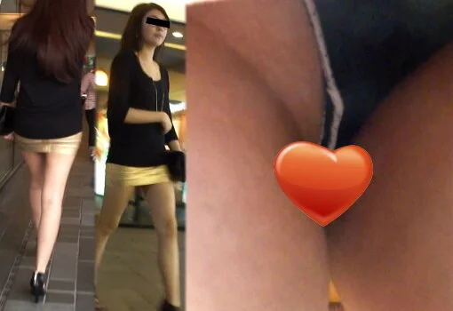 ■フルHD■美人OLさん!パンツがめくれて肉尻が!