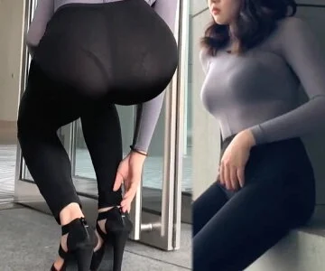 【高画質】透けたパンツに透けブラ巨乳