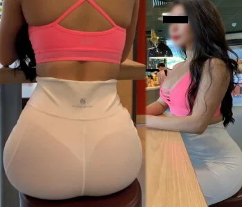 【高画質】巨乳・透け尻Pラインのジム・インストラクター