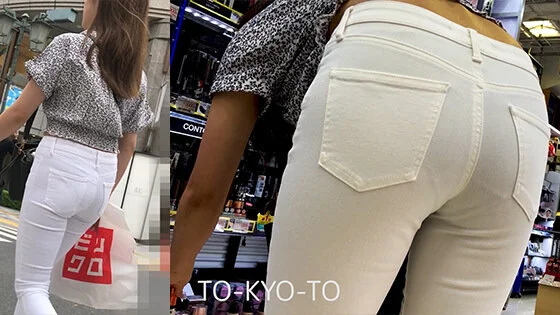 【FHD 60fps】お姉さんのお尻:腰の位置が高いお姉さんのお尻