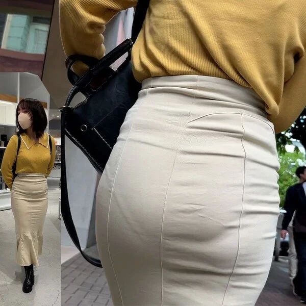 【4K】柔らかそうな大きめお尻を長時間追跡②