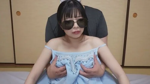 ようちな顔に似合わないFカップを激揉みされても冷静を装う女子さんww(完全オリイ