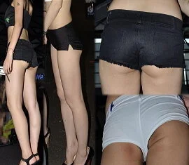 ★★究極のキャンギャル、ハミ尻ハイヒールの美脚お姉さん Vol3