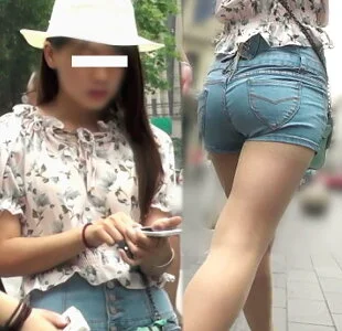 高画質 パンストにムチ尻のアイドル系美人