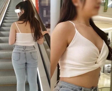 高画質 むっちり巨乳のデカ尻美人