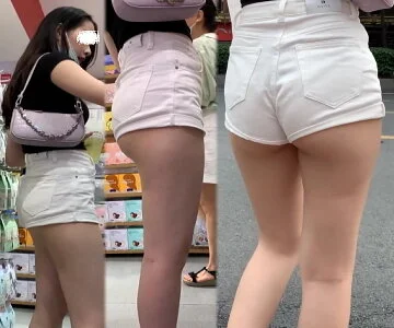 高画質 素晴らしきパンティーラインのデカ尻さん