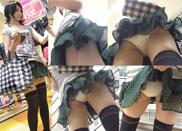 【めくり編】胸元がゆるゆるで美乳丸見え無防備女子めくり&パンチラ動画2