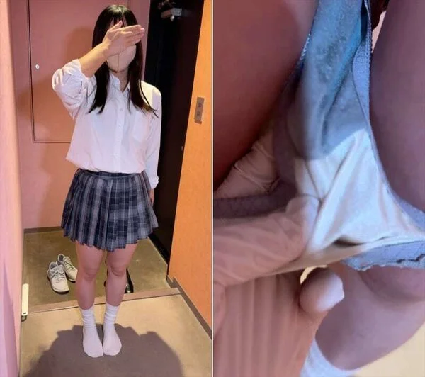 【下着売買悪戯/まゆ前編】ムッチリピチピチボディーのシミパン身体観察!女性器から