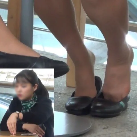 ☆動画☆制服OL10人のパンプス脱ぎ