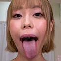 【舌フェチベロフェチ】川菜美鈴のエロ長い舌と口内をじっくり観察
