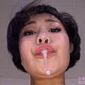 【舌フェチ唾フェチ】明里ともかのエロ長い舌・唾・口の臭い堪能コース1