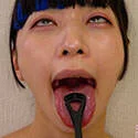 【舌フェチ唾フェチ】足立めるのエロい舌・唾・口の臭い堪能コース2