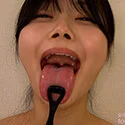 【舌フェチ唾フェチ】如月ゆののエロ長い舌・唾・口の臭い堪能コース2