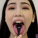 【舌フェチ唾フェチ】小松杏のエロい舌・唾・口の臭い堪能コース2