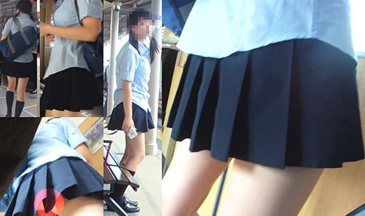 ■■列車は覗き放題 その01「狙われた制服■■」