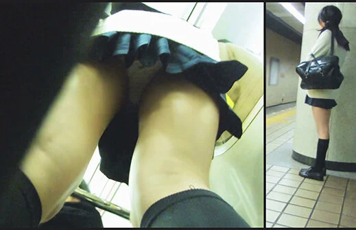 電車内ドア付近で餌食になる■■■■■姿の美■■【■■列車は覗き放題No,24】