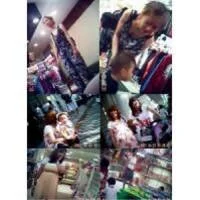 ★街角若ママの胸チラ★①