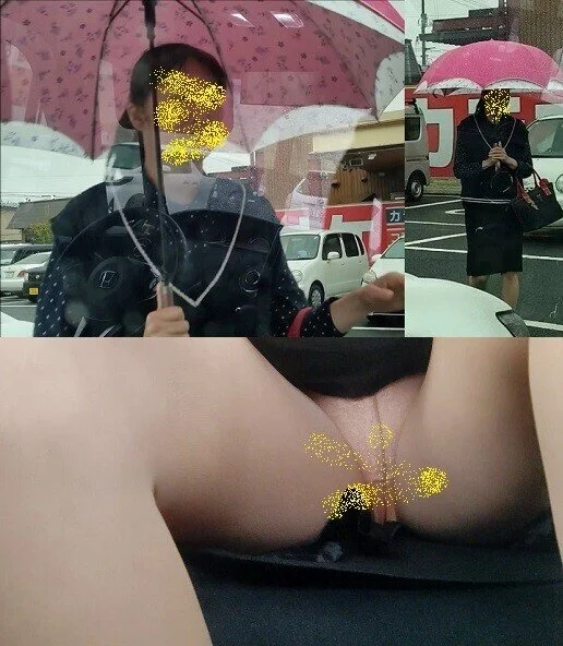 会社の同僚、車内打合せ中にパンチラ撮影! NO. 1