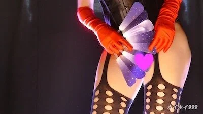 正面&ローアン!セクシー扇子ダンス9