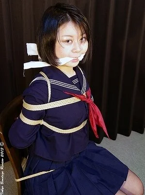 着衣■■&猿轡フェチ動画 [TK1 ■■■■ 知花 羞恥の連続鼻フック Part