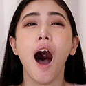 顔面崩壊!美しい小松杏さんのあくび接写!!