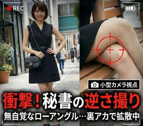 逆さ撮りスナップ#03 秘書さんの休日