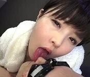 ⑥【ツバベロM男】休憩中の素の天月叶菜にファンが突撃!夢叶えて唾責め&手コキ!