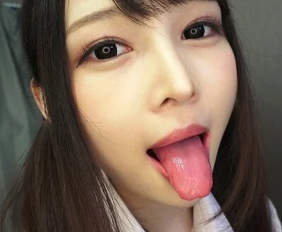 ①【ツバベロM男】跡美しゅりの主観で口内舌観察&レンズ舐め唾吐き&堪能!