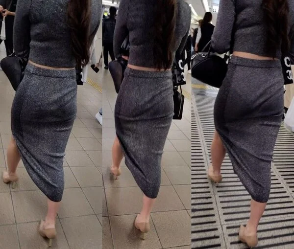 肉尻3名セット!(魅惑のタイスカ肉尻美女