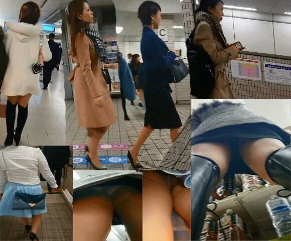 がちんこ撮影録5 総勢7名!!エスカレータ&階段でローアングル♪