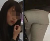 【FHD】お尻動画12 ■■の雰囲気漂うキュートで可愛いJDの白パンツスタイル