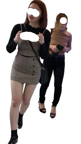 素人街撮り28 むっちむっちのギャルお姉さん2人組