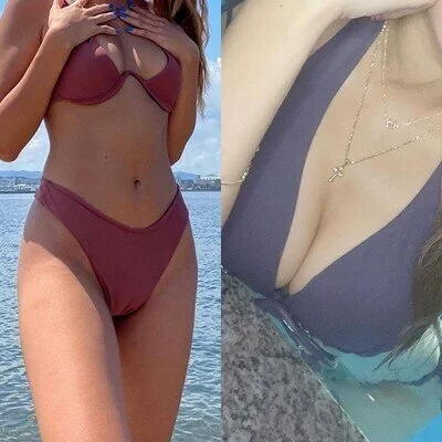 むちゃスタイル良い美人さんの水着と普段着