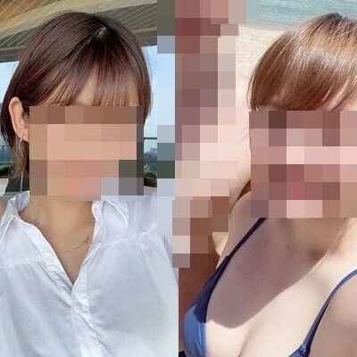 素人女性35 かわゆすお姉さんの水着と普段着