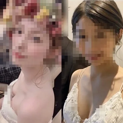素人女性87 おっぱいの中身が見えそうな超美人花嫁さまです!!