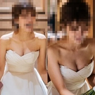 素人女性88 巨乳の新婦さんはドレスからこぼれんばかりのおっぱいで清楚で美しい人