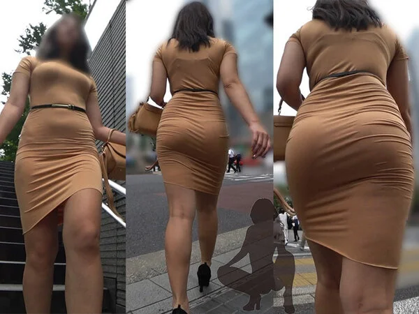 【着衣:ボディコン】激熱美女が魅せる超爆裂ボディと極薄ボディコンの究極コラボレー