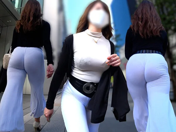 【着衣:フレアパンツ】《本編》清楚系の若奥様ですが退社をきっかけに太ってしまった