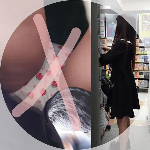 苺パンツの女の子(鞄撮り編)