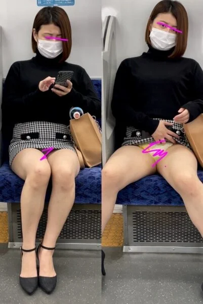 (顔モ無し)OLお姉さんの誘惑イエローパン☆