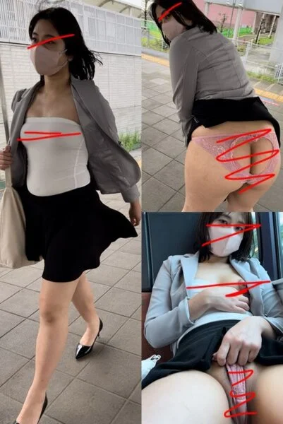(顔モ無し)エッチな営業スタイルお姉さん☆