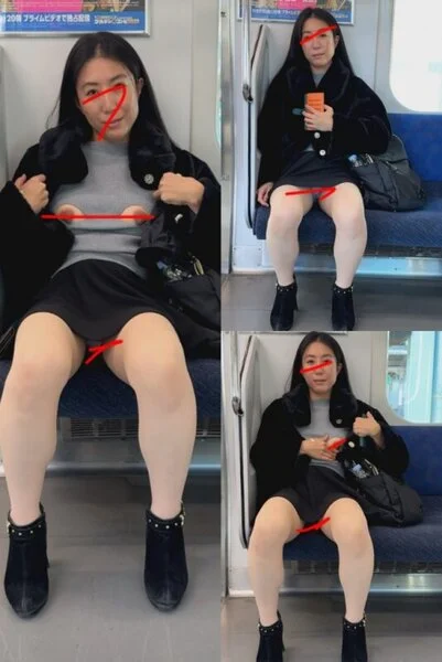 (顔モ無し)アラフォー人妻誘惑パンチラ☆
