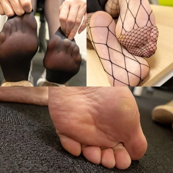 2x歳小夜さん OLさんの疲れた足裏写真集 その2(足のサイズ25cm)