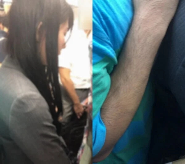 押しつけ■■被害にあうOL
